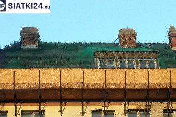 Siatki Biała Podlaska - Zabezpieczenie elementu dachu siatkami dla terenów Białej Podlaskiej